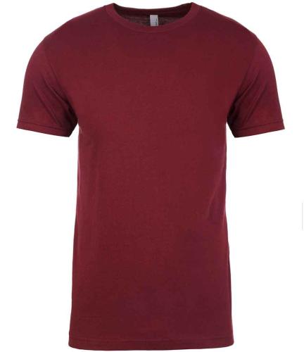 Next Level Apparel Unisex Cotton Crew Neck T-Shirt - MAR - S